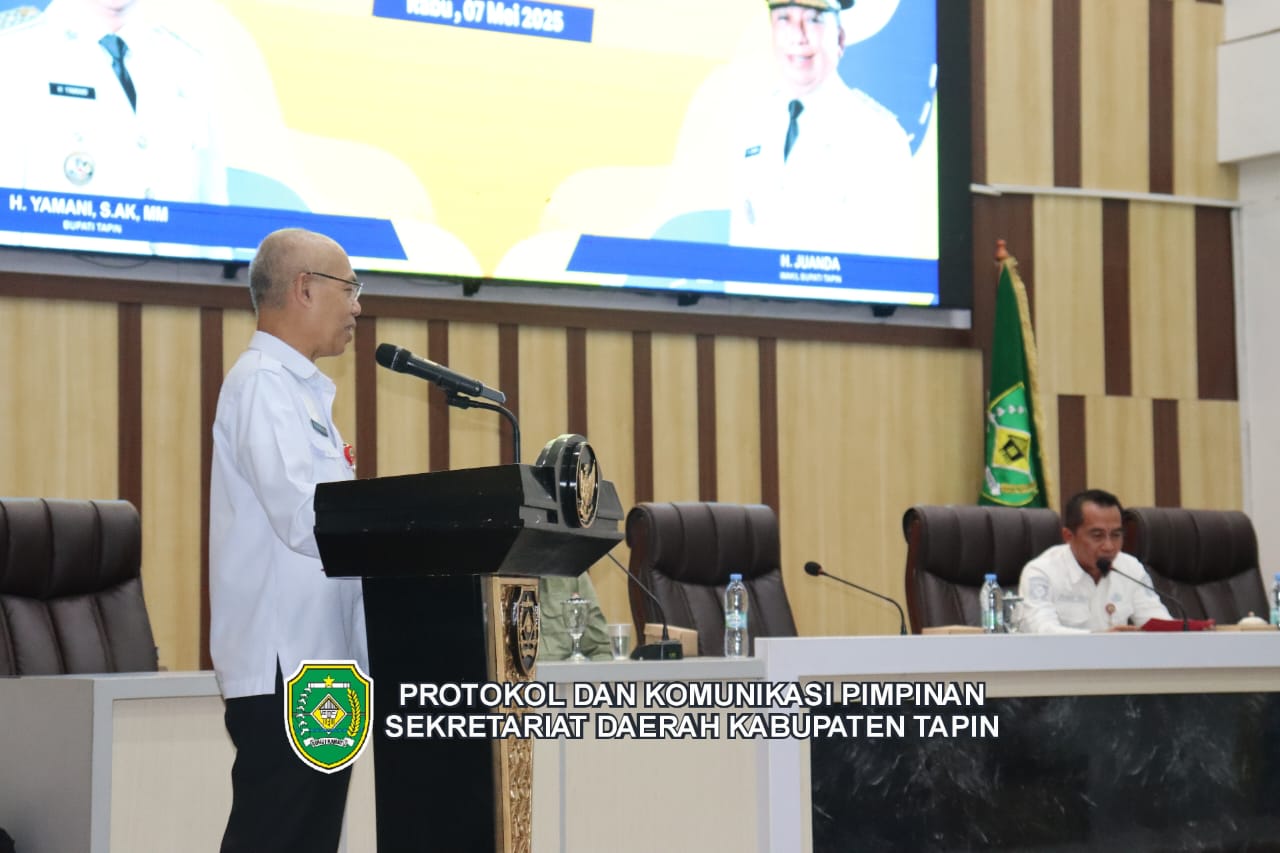 Sekertaris Daerah Kabupaten Tapin Membuka Secara Resmi Sosialisasi Penyusunan Rencana Kebutuhan Barang Milik Daerah (RKBMD) Tahun Anggar 2026