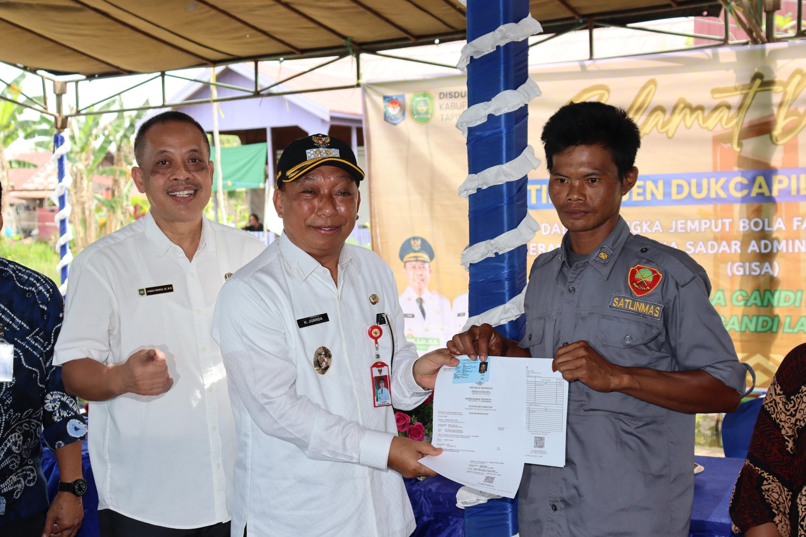 Wakil Bupati Tapin H. Juanda Hadiri Kegiatan Fasilitas Penerapan Gerakan Indonesia Sadar Adminguk (GISA) Secara Inklusif