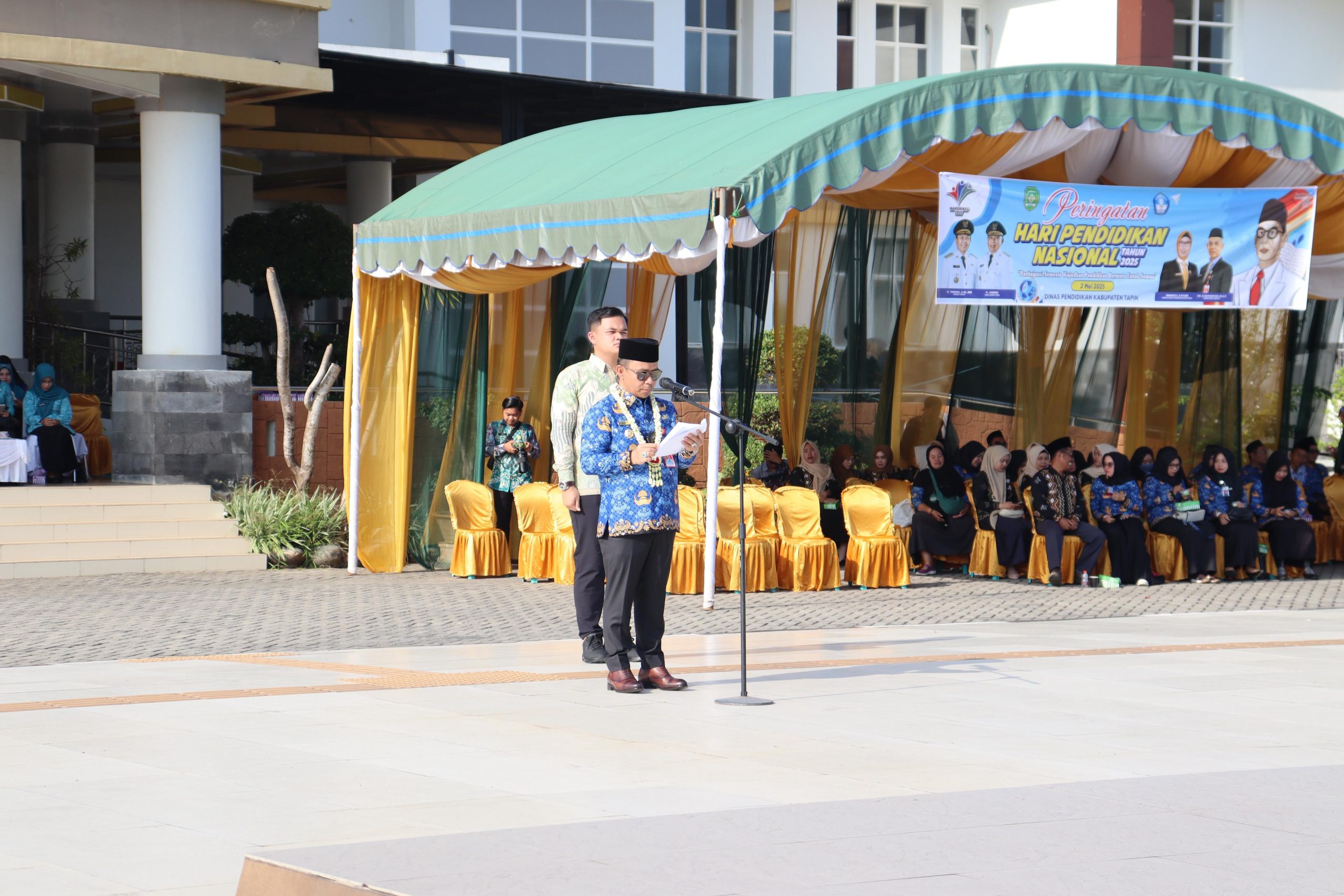 Bupati Tapin H Yamani Menjadi Pembina Upacara Hari Pendidikan Nasional